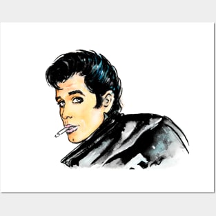 Danny Zuko Posters and Art